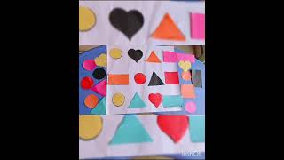 Geometric Fun Paper Shape Activity at Balvatika Preschool Ashok Nagar [upl. by Ziladnerb]