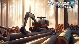 The Art Of Logging  FS22  Farming Simulator 22  Alaska Foresty [upl. by Sedaiuqlem]