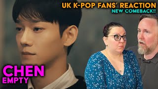 Chen  Empty  UK KPop Fans Reaction [upl. by Enybor797]