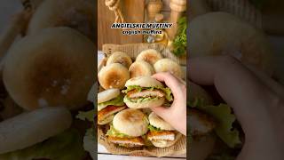 Angielskie muffiny to pyszne pszenne bułeczki 😋 englishmuffins muffins recipe [upl. by Ardnekat]