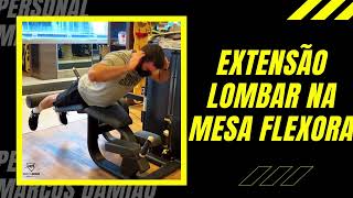 Extensão Lombar na Mesa Flexora [upl. by Ilohcin184]