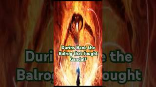 Durins Bane  The Balrog in Moria that fought Gandalf lordoftheringslore lordoftherings [upl. by Odarbil]