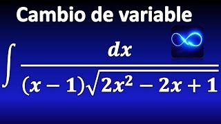 307 Integral de función irracional mediante cambio de variable  SUSTITUCIÓN RECÍPROCA [upl. by Flann]