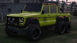 GTA 5 Car Test  MarcedesBenz G65 AMG  Dubsta 6x6 [upl. by Quennie769]