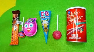 Lollipops Unpacking ASMR Chupa Chups Skull Lollipop amp Sour Infernals Alpenliebe Ice Creamcandy [upl. by Von]