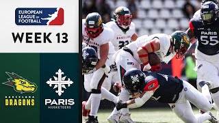 Barcelona Dragons  Paris Musketeers  Highlights  Week 13  Season 2023 [upl. by Marras]