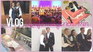 Konfirmasjonen min  VLOG [upl. by Ardnasac]