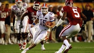 2009 BCS Title Game Oklahoma vs Florida No Huddle [upl. by Comethuauc]