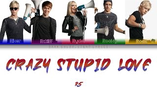 R5 Crazy Stupid Love Lyrics Color Coded ENGESP [upl. by Eilyr]