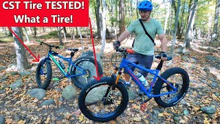 CST Toboggan Fat bike Tires tested how do they compare [upl. by Lissner]