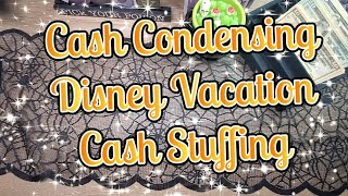 Part 2 of 2 🙉 Disney Vacation Binder 🙈Cash Condensing 🙊Week 2 September [upl. by Kingsley192]