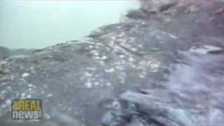 Melting ice causes river tsunami in Chile [upl. by Nor672]