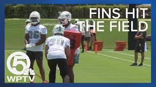 Dolphins hit the practice field for OTAs [upl. by Kylila]