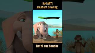 Ek Mota hathi Kyu Hua Udas  hathi raja  cartoon elephant shorts [upl. by Lichtenfeld]