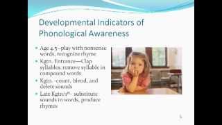 Developing Phonological Awareness in Young Children [upl. by Areik660]