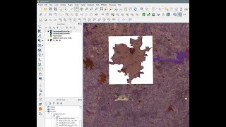 QGIS  Clipper  Clip Raster with shapefile boundary [upl. by Durnan]