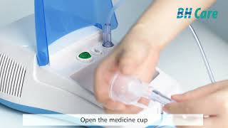 BH Care Compressor Nebulizer BH010 How to Use Video [upl. by Kohl]