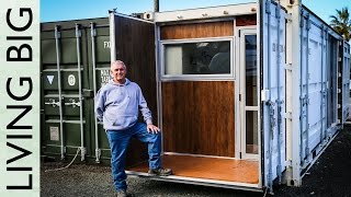 Boat Builders Incredible 20ft Shipping Container Home [upl. by Eyoj]