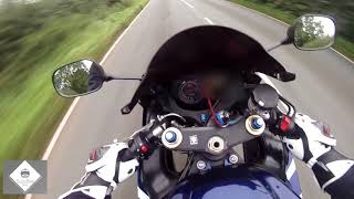 K5 GSXR 600 brief review quickshifter amp B5013 NEAR MISS [upl. by Merry422]