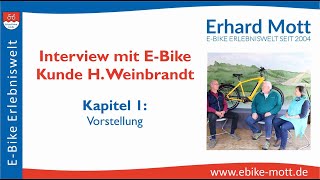 Kap1 Interview amp Übergabe TauberRad CROSSOVER Rohloff E14  EBike Erlebniswelt Erhard Mott Lauda [upl. by Mandie]