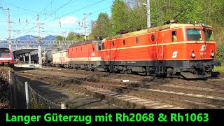 Bahnhof Feldkirch Rh2068 mit Rh1063 1144 mit ÖBB Pflatsch Feuerwehr Taurus IC119 ÖBB Rh4748 [upl. by Monahan28]