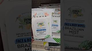 Powerstick Brazilian Mist WipesDollar Tree New Arrival shopping dollartree cleansingwipes [upl. by Mark]