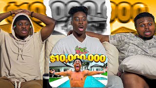 iShowSpeeds NEW 10000000 House Tour Reaction [upl. by Marchak]