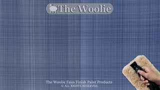 HowTo Faux Finish Step Instruction  Linen Denim Technique by The Woolie How To Paint Your Walls [upl. by Brenda]