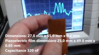 Piezoelectric Flexible film for Piezo Actuators and Sensors applications [upl. by Zetes22]