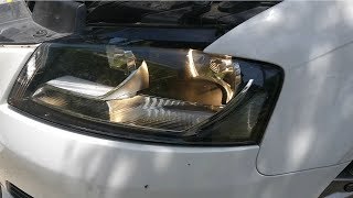 How to Replace Audi A3 8P Headlight Bulb [upl. by Inalial]