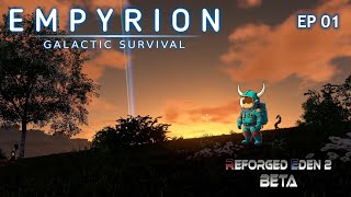 Empyrion Galactic Survival RE2  Ep01  Starting out [upl. by Imoyik]