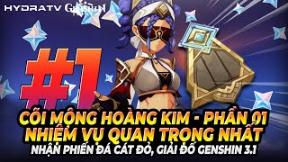 Cõi Mộng Hoàng Kim 1 Lạc Trong Biển Cát Phiến Đá Cát Đỏ Nhiệm Vụ Quan Trọng Nhất Genshin 31 [upl. by Carlisle]