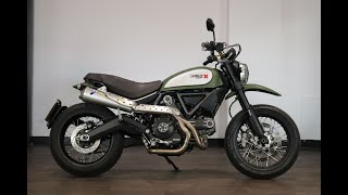 DUCATI SCRAMBLER 800 URBAN ENDURO ABS 2016  WALK AROUND VIDEO TOUR START UP [upl. by Aime]