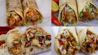 4 Best Chicken Wrap Recipes By Recipes Of The World [upl. by Alexis]