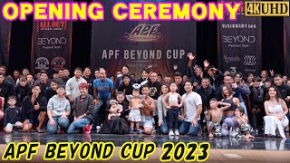 【APF BEYOND CUP 2023】 Opening ceremony  オープニングセレモニー APFビヨンドカップ2023 [upl. by Attiuqehs]