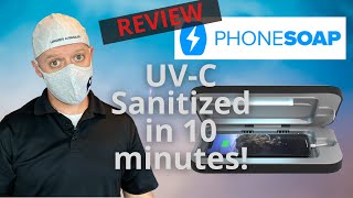 PhoneSoap 3 Product Review  Sanitize your phone with UV Light [upl. by Ainoek]