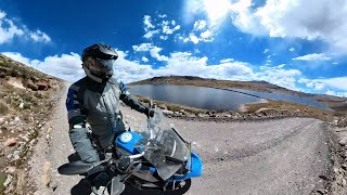 Viaje en moto Arequipa  Abancay por Caylloma ruta destruida [upl. by Nitnilc]