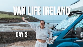 WE RENTED A VAN IN IRELAND  Day 2  Cork and Red Strand Beach [upl. by Gorey189]