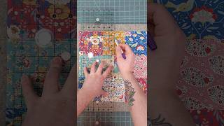 How to make a Disappearing Nine Patch Quilt Block quilting sewing homestead relaxing [upl. by Omland]