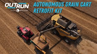 The Best Grain Cart Operator You Ever Had PTx Trimbles OutRun Autonomous Grain Cart Retrofit Kit [upl. by Aerol]