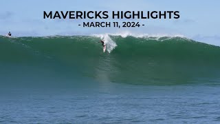 Mavericks Swell Highlights from March 11 2024  Mavericks Awards [upl. by Kynthia]