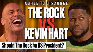 The Rock amp Kevin Hart Argue Over The Internets Biggest Debates  Agree To Disagree  ladbiblestories [upl. by Jarnagin]