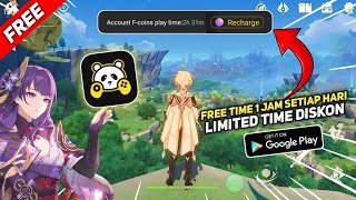 Free Time 1Jam Genshin Impact Funpass Cloud Game Limited Time Diskon [upl. by Maud]