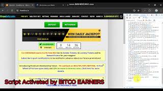 Freebitco in Earning Script 5000 daily 🤑 2024 [upl. by Iffar]