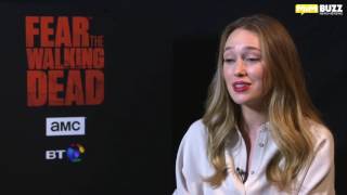 INTERVIEW Fear The Walking Dead’s Alycia DebnamCarey MYMBUZZ [upl. by Atilrak]