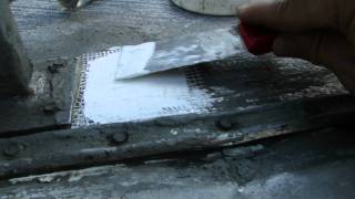 rv camper fix metal roof cool quick seal how to aluminum hd [upl. by Idnahr343]