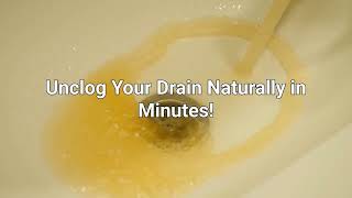 Unclog Your Drain Naturally in Minutes [upl. by Eniamahs]