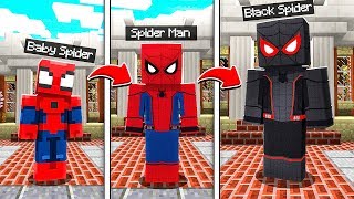 LA VITA DI SPIDER MAN SU MINECRAFT [upl. by Husein]