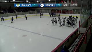 RSEQ Hockey féminin 🏒 Lennoxville  John Abbott 1112024 [upl. by Sabelle]