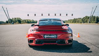 TECHART High Speed Run with 785 hp TECHART Turbo based on Porsche 911 Turbo S 992 [upl. by Blessington]